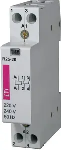 Бистабильное импульсное реле Eti-Polam MR-42 16A 12-240V AC/DC 2P