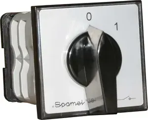Spamel ŁK40-3.8368P03 L-0-P Rotary Cam Switch 40A for Panel Mounting
