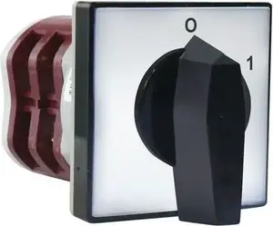 Apator 4G25-10-PK S6 Emergency Cam Switch 0-1 3P 25A in Enclosure