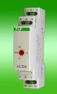 F&F AS-224 Staircase Timer Switch, 24V AC, DIN Rail Mount, IP40