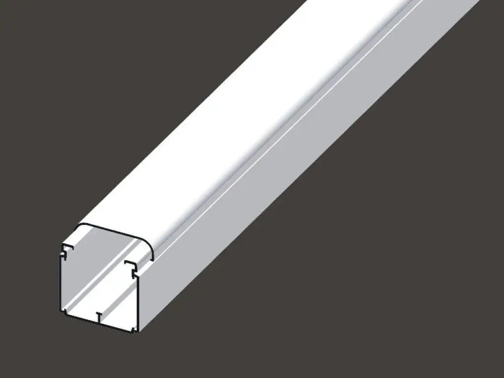 Kopos EKE 60x60 elektroinstalācijas kanāls, balts