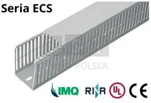 Elettrocanali ECS2525 perforēts kabeļu kanāls 25x25mm, 2m garums