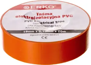 Erko TPVC_19-20-ORANGE Electrical Insulation Tape 19mm x 20m Orange