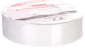 Erko TPVC_19-20-BIALA Electrical Insulation Tape 19mm x 20m White