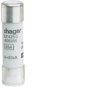 Hager LF425G Cylindrical Fuse Link 14x51mm 25A gG