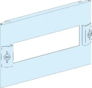 Schneider Electric Prisma Plus G Metal Front Plate with Cutout for Modular Devices 300x150mm