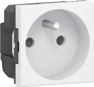 Розетка Legrand Mosaic 2P+E с автоматическими зажимами 16А 250В