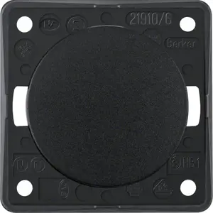 Hager 936562510 Light Switch, Thermoplastic, Black, 250V, 10A