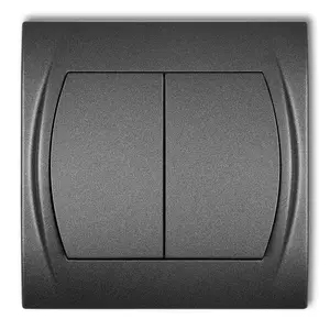 Кнопочный выключатель Karlik 11LWP-2, 10А 250В, IP20