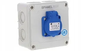 Spamel SB-001005-P0010-54 Distribution Board 1x3x16A, 16A, IP54