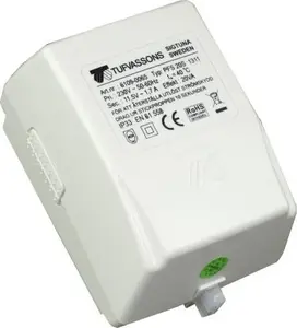 Breve Tufvassons PFS 20S vienfāzes spraudņa transformators 230/11.5V IP33
