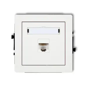 Компьютерная розетка Karlik DGK-1e RJ45 категории 5e экранированная