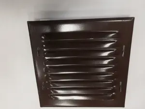 Ventika WX1BR Metal Ventilation Grille with Mesh 165x165mm Brown
