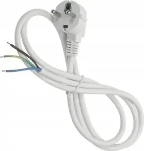 Сетевой кабель Jonex WJ-22 с вилкой Uni-Schuko, 1.5 м, H03VV-F 3x0.75, белый
