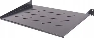TKH CCAS-P-300 19-inch Fixed Rack Shelf 1U 300mm Depth 2-Point Mounting