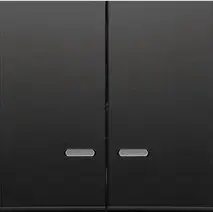 Клавиша с подсветкой Kontakt-Simon Simon 54 для механизмов SW5M и SP2M, черный матовый