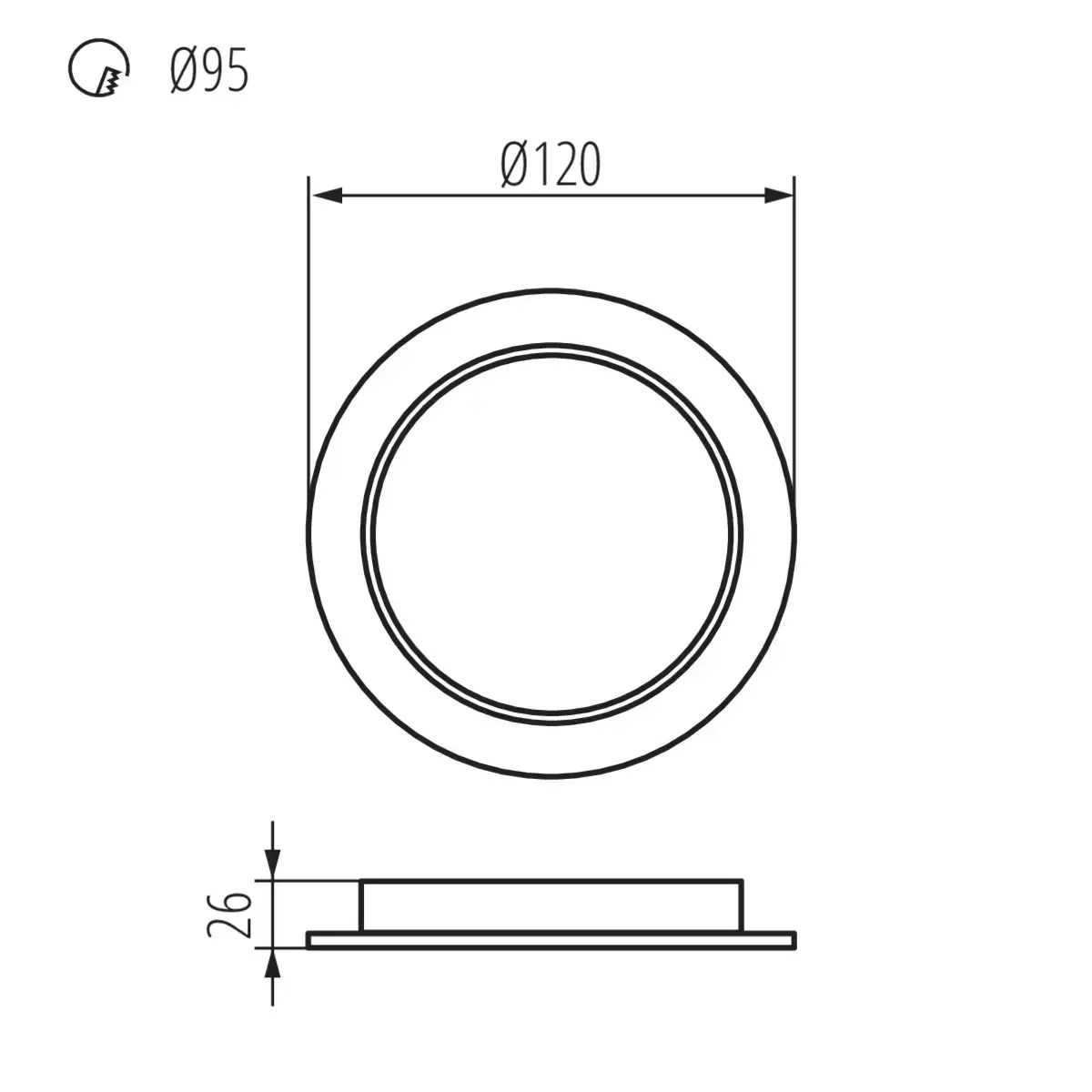 Потолочный светильник Kanlux TAVO LED 9W Photo 2