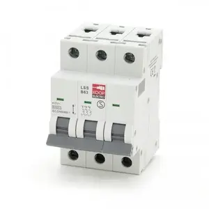 KOOP Elektro LSS B63 3P Miniature Circuit Breaker, 3-Pole, 63A, Type B, 6kA