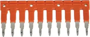 ONKA Elektrik MRK un OPK ķemmes tipa kopne 2,5mm2 10-polu oranža