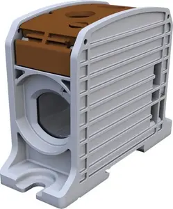 Винтовая клемма Simet STB 185 SIMBLOCK для алюминиевых и медных проводников, коричневая