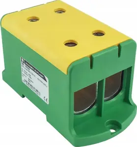 Incobex ZGX Single-Pole Rail Terminal 2x240 mm2 Yellow-Green Al-Cu