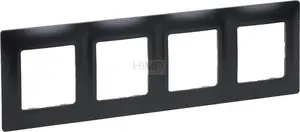 Legrand Niloe Selection 4-gang frame, anthracite