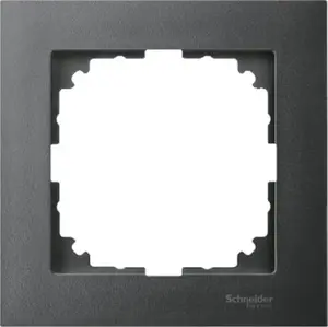 Одинарная рамка Schneider Electric Merten M-Pure, антрацит, MTN4010-3614
