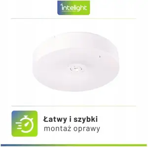 Intelight Starlet Round LED SO 150 A avārijas gaismeklis, 1 stundas darbības laiks, manuālā testēšana, IP20
