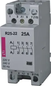 Модульный контактор Eti-Polam R 25-22 25А 230В AC 2НО 2НЗ