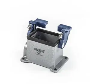 Emas T0-EBM06GD12 Metal Connector, 6-Pin, 16A, Surface Mount, Side Entry with Plastic Roller Locking