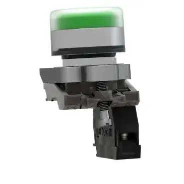 Schneider Electric XB4 spiedpoga | 22 mm zaļa ar pašatgriešanos Photo 2