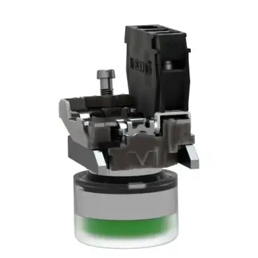 Schneider Electric XB4 spiedpoga | 22 mm zaļa ar pašatgriešanos Photo 3