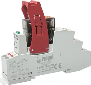 Интерфейсное реле Relpol PI84P-230AC-M93G-PS-2012, 2P, 230В AC, 8А, контакты AgNi, клеммы PUSH-IN