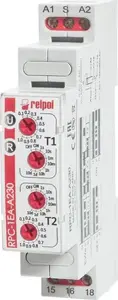Relpol RPC-1EA-A230 Time Relay, 1P, 1s-10d, 230V AC