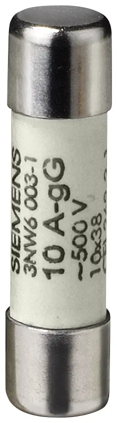 Siemens cilindrisks drošinātājs 3NW6002-1 10x38mm 2A