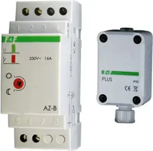 Сумеречный выключатель F&F AZ-B PLUS UNI 16A 12-264V 2-1000лк