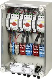EATON SOL30-SAFETY ugunsdrošības slēdzis 3 virknēm ar MC4 savienotājiem, 230VAC