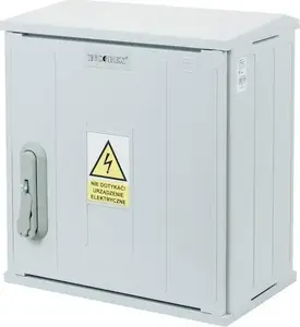 Incobex STN 40x42 Thermoset Enclosure IP44 with Flat Roof, Lock and PVC Hinges