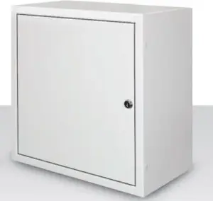 Sabaj Metal Enclosure 400x400x300mm IP21 Grey with Mounting Plate