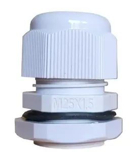 Agam M25 Cable Gland, 13-18mm, IP67, Metric Thread, Light Grey