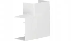 Hager tehalit.LF/LFF plakanais stūris 40x60mm, balts