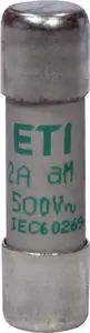 Eti-Polam CH10x38 aM Cylindrical Fuse Link 2A 500V