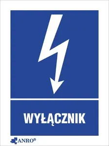 ANRO Switch Label 52 x 74mm