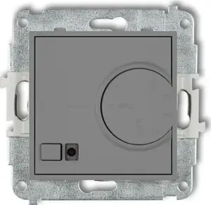 Karlik MINI Electronic Temperature Controller with Floor Sensor, Matte Gray 27MRT-1