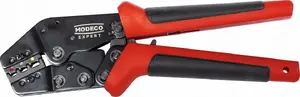 Modeco MN-20-187 Crimping Pliers for Insulated Terminals 0.5-6mm2 225mm CrMo Steel TPR Handle