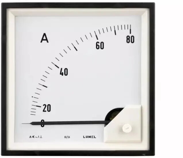 Lumel EA17N elektromagnētiskais ampērmetrs 72x72mm, mērījumu