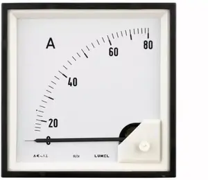 Lumel EA17N Electromagnetic Ammeter 72x72mm, Measuring Range 40/80A, 40/5A