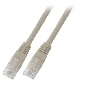 SecurityNET UTP Cat.5e Patch Cable, 2m, Grey, PVC