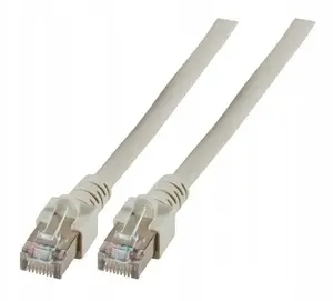 SecurityNET SF/UTP Cat.5e Patch Cable, 5m, Grey, PVC