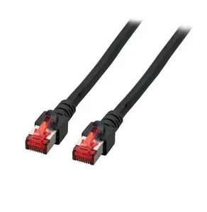 SecurityNET patch kabelis S/FTP Cat.6 2m melns LSZH
